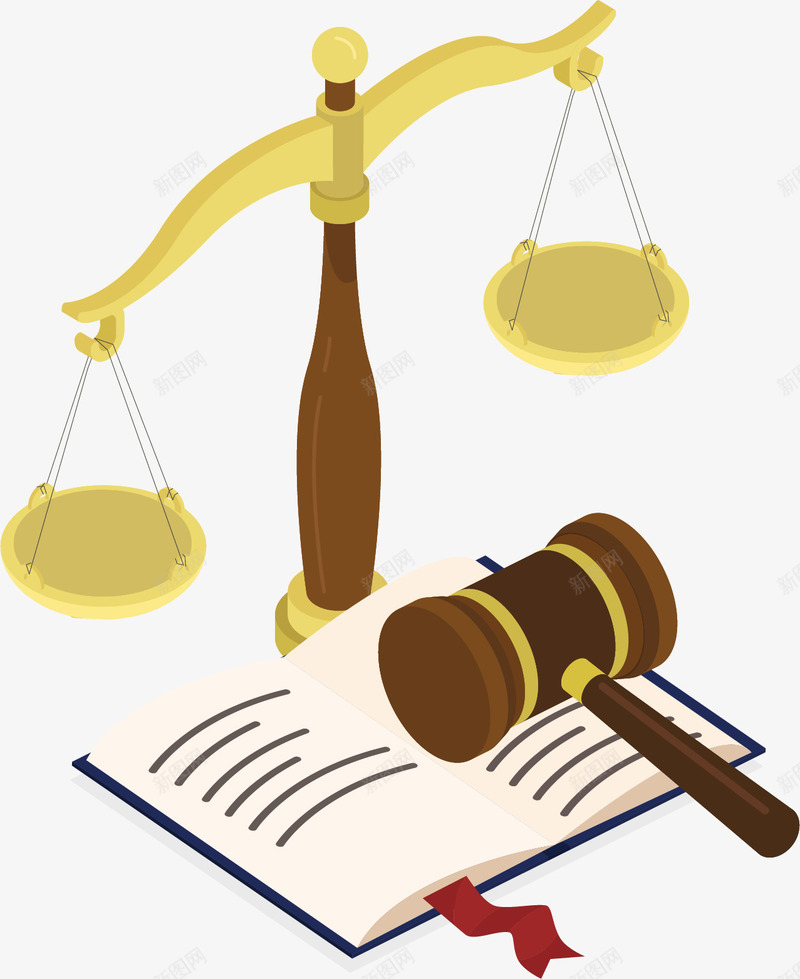翻开书本法槌天平矢量图ai免抠素材_新图网 https://ixintu.com 太平 敲击法槌 法律 法槌 矢量png 翻开书本 矢量图