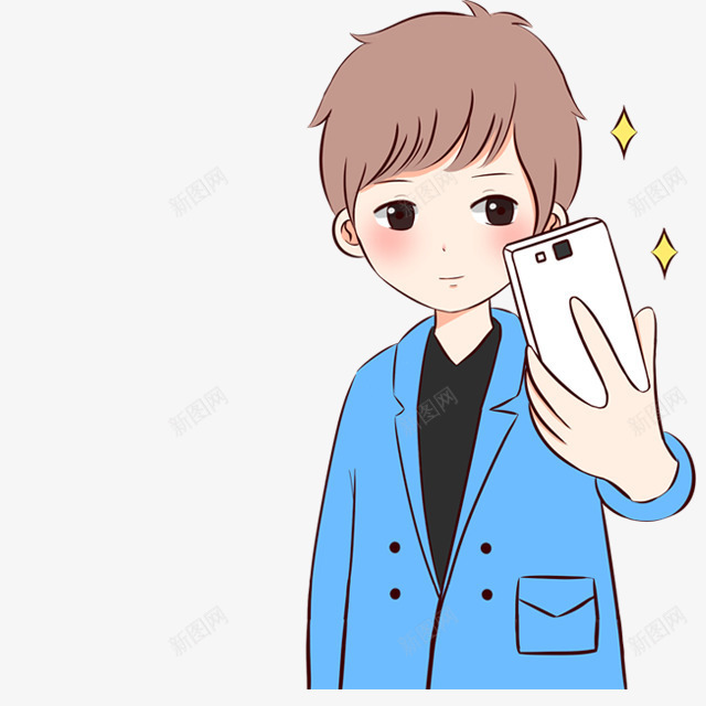 小男孩自拍卡通自拍男孩png免抠素材_新图网 https://ixintu.com 卡通 小男孩 男孩 自拍