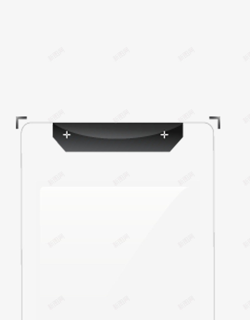 半透明标题框png免抠素材_新图网 https://ixintu.com 半透明 标题框 竖标题框 记事本 黑白矢量图