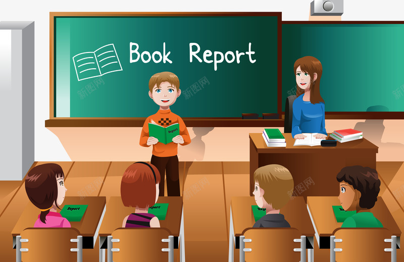 上课的教师学生矢量图eps免抠素材_新图网 https://ixintu.com 上课的教师学生 学习 学生 职业人物 矢量图