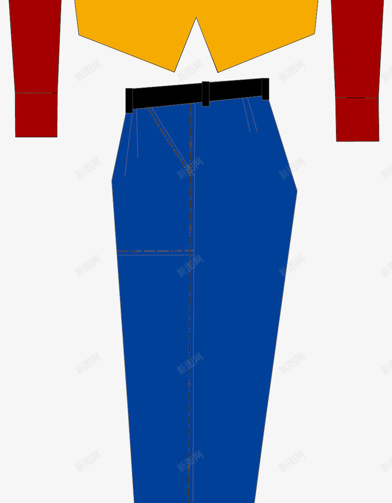 快递员服装png免抠素材_新图网 https://ixintu.com 上衣 商务男装 套装 工作服 服装 男装 职业服装 职业装 职员服装 衣服