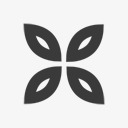 花风车简单的绿色图标png_新图网 https://ixintu.com flower windmill 花 风车