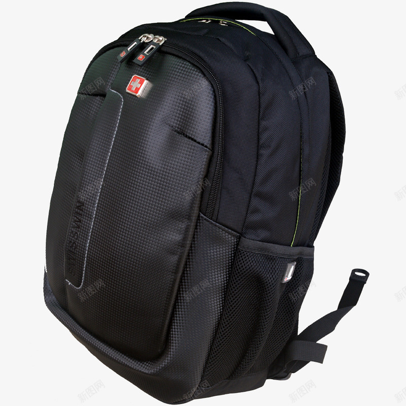 瑞士军刀背包双肩背png免抠素材_新图网 https://ixintu.com swissgear 产品实物 休闲包 双肩包 商务背包 多功能背包 旅游包 瑞士军刀 电脑包 男女背包