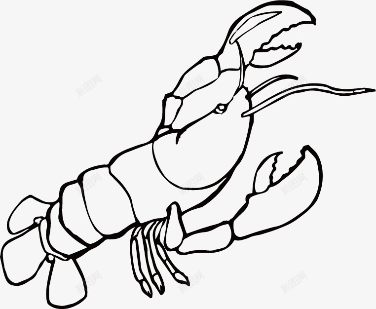 皮皮虾图标png_新图网 https://ixintu.com 儿童简笔画 卡通虾 可爱的小虾 大虾简笔画 皮皮虾简笔画 虾矢量png 虾矢量图