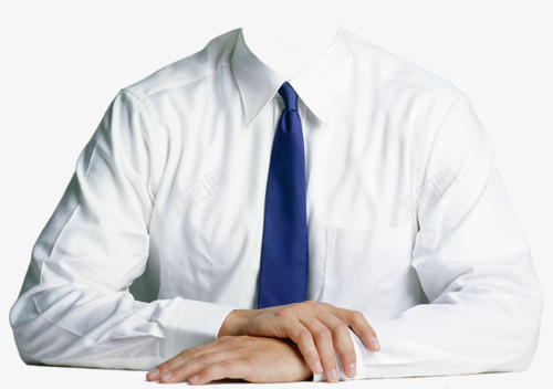 白衬衣png免抠素材_新图网 https://ixintu.com 服装设计 男装 职业装 衣服