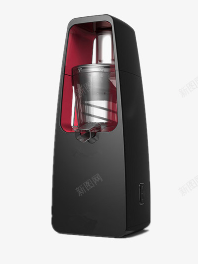 智能果汁机png免抠素材_新图网 https://ixintu.com 产品实物 家用电器 打折优惠 黑色