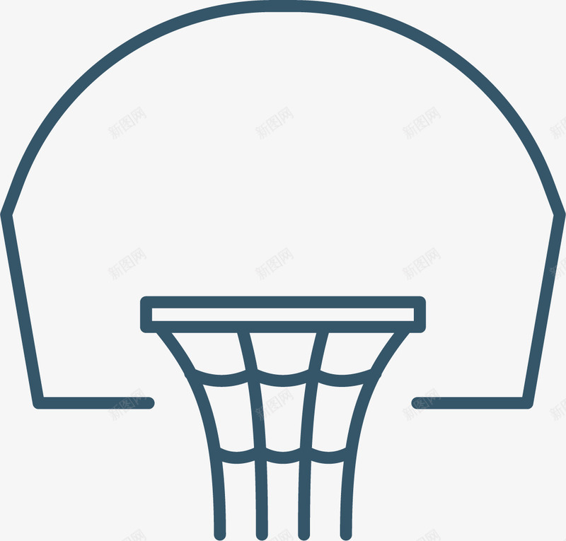 篮球框图标png_新图网 https://ixintu.com 出汗 图标icon 投篮 球类运动 篮板 篮框 篮球框 篮球筐 运动