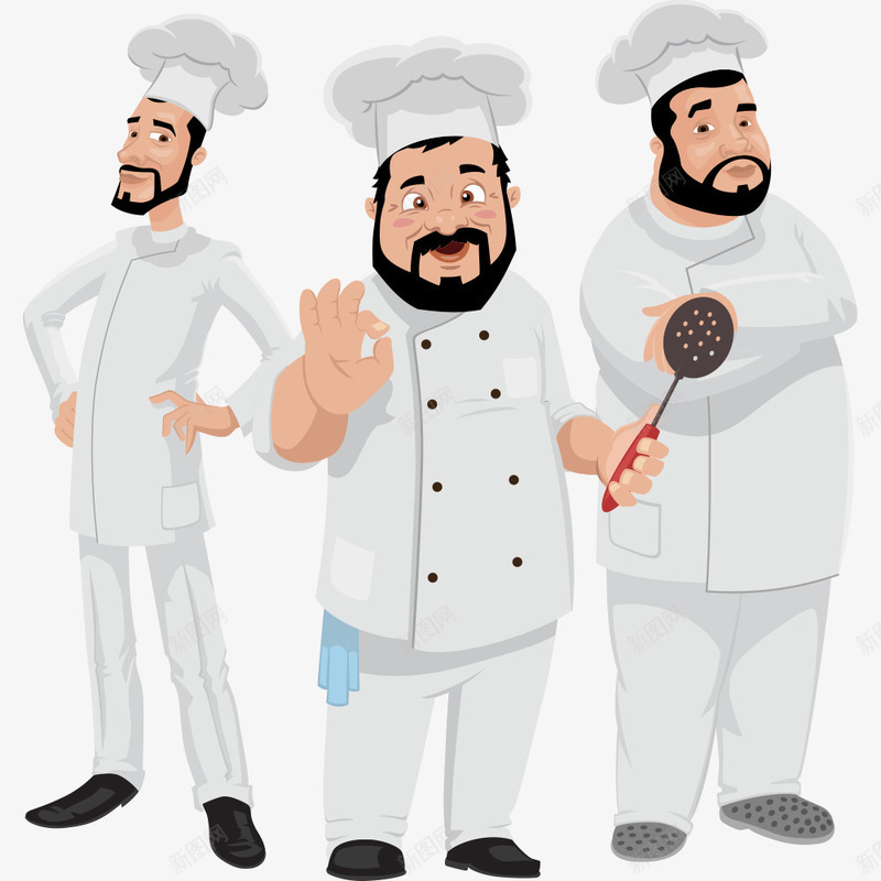 厨师png免抠素材_新图网 https://ixintu.com 人物 卡通人物 厨师 厨师职业 大厨 烹饪 餐饮 餐饮行业