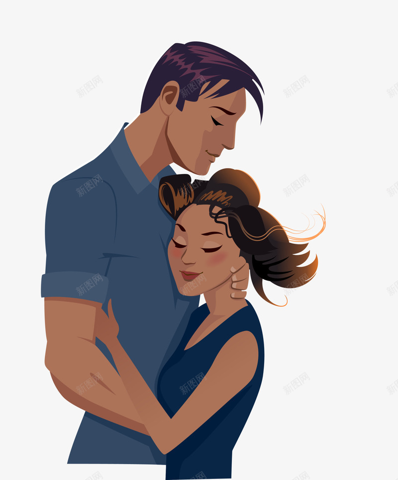 婚礼装饰拥抱的情侣png免抠素材_新图网 https://ixintu.com 婚礼装饰 开心 拥抱的情侣 爱情 甜蜜蜜 相拥