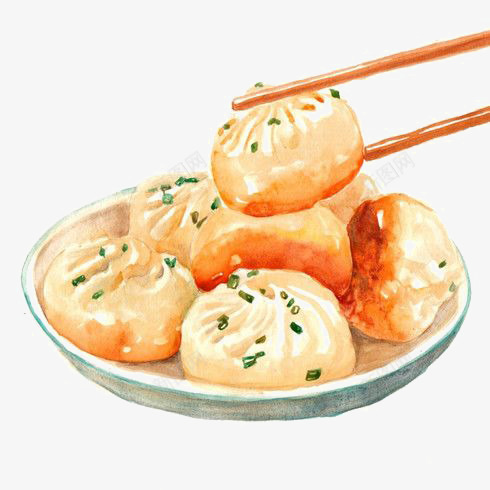 包子png免抠素材_新图网 https://ixintu.com 卡通包子 小笼包 小笼包插画 手绘包子 早餐 水煎包
