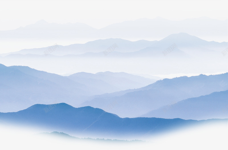 水墨山脉中国画png免抠素材_新图网 https://ixintu.com 中国画 云雾缭绕 古风 山水 山水画 山水背景 山脉 山脉线条 水墨 渲染