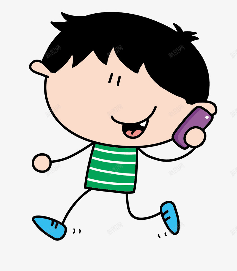 卡通手绘打电话的男孩png免抠素材_新图网 https://ixintu.com 儿童 卡通人物 卡通手绘打电话的男孩 卡通男孩 手绘男生 打电话儿童 打电话的男孩 插画 电话 男孩 男生 简笔画 简笔脸