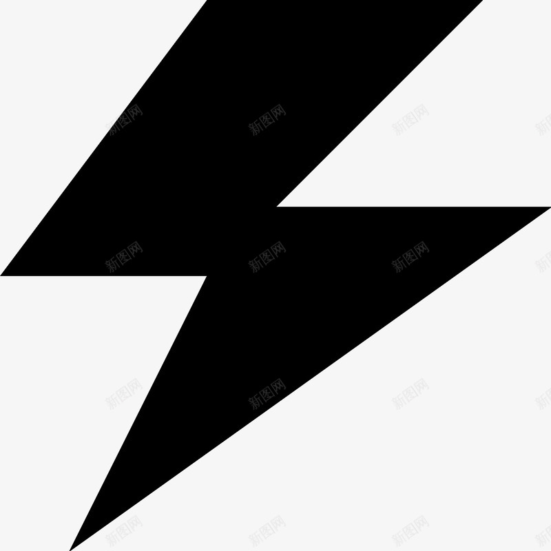 闪电icomoonfreeicons图标png_新图网 https://ixintu.com lightning 闪电