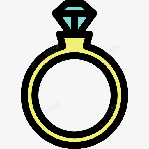 订婚戒指图标png_新图网 https://ixintu.com 宝石 宝石订婚戒指 戒指 时装 珠宝 钻石