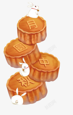 八月八月十五中秋节月饼高清图片
