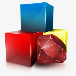 卡通正方体钻石图标png_新图网 https://ixintu.com 卡通 图片 正方体 钻石