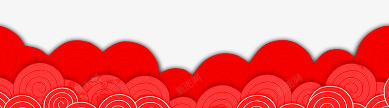 剪纸祥云新年春节png免抠素材_新图网 https://ixintu.com 剪纸 挥春 新年 新年元素 新年素材 新年质感 春节 祥云