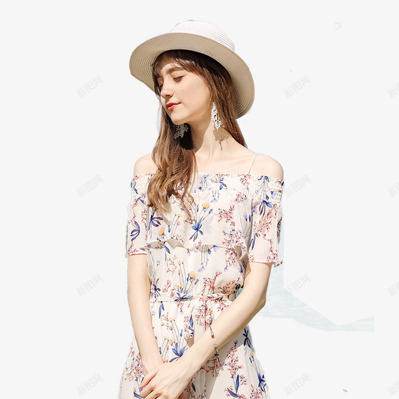 淘宝时光布简女装模特png免抠素材_新图网 https://ixintu.com 人物 女装 旅行 模特 模特棚拍