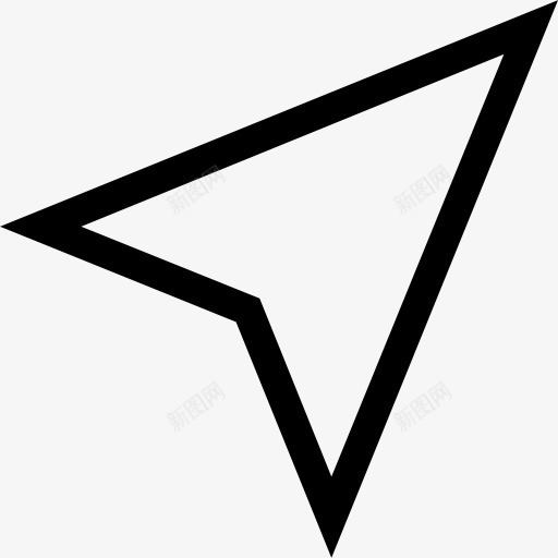 右上角的箭头图标png_新图网 https://ixintu.com 右上 右上箭头 右上角的箭头 抽象的图标集 箭头 象征 轮廓三角形