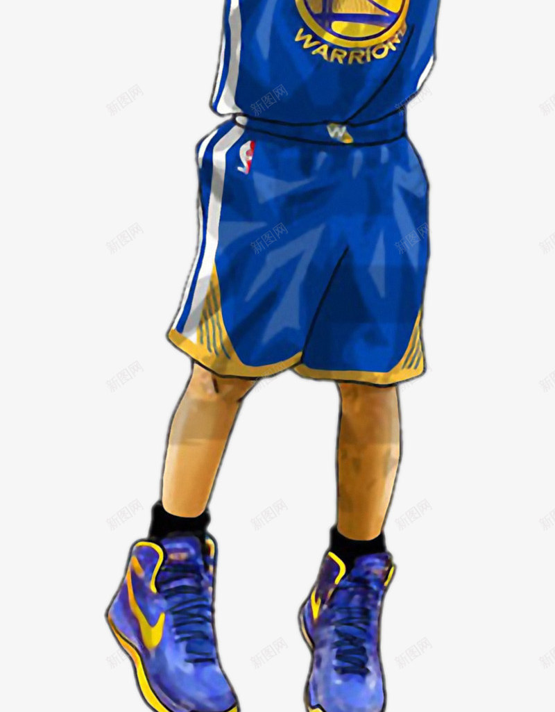 库里png免抠素材_新图网 https://ixintu.com 卡通 库里 篮球 运动员