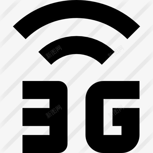 3g图标png_新图网 https://ixintu.com 3g 互联网 无线 连接 通讯
