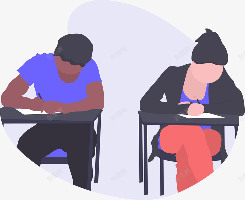 毕业后想起同桌的你矢量图ai免抠素材_新图网 https://ixintu.com 同桌 学习 手绘 暑期 毕业 矢量图