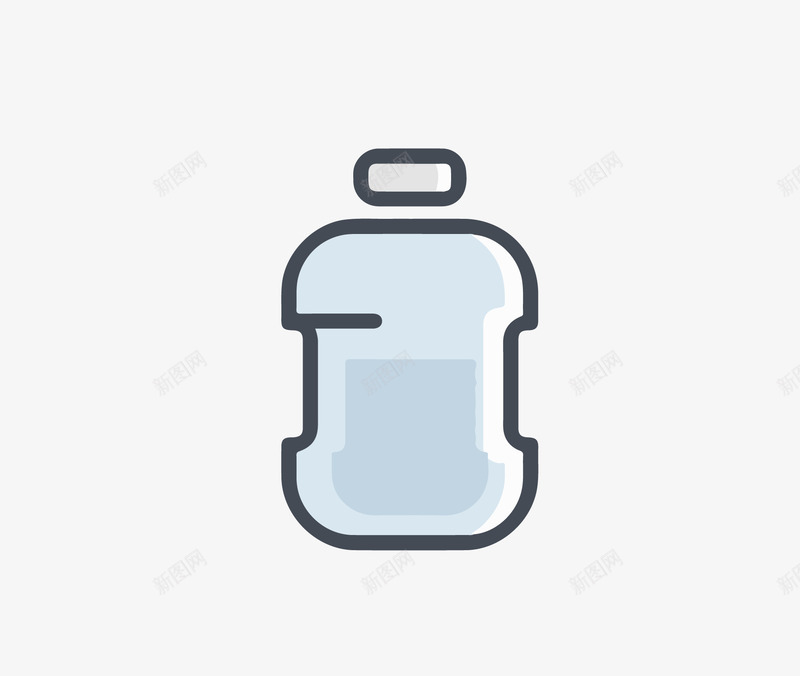 水桶png免抠素材_新图网 https://ixintu.com ai格式 卡通 哇哈哈矿泉水 容器 扁平设计 时尚 水 水壶 瓶 矢量图免费下载 矿泉水 矿泉水瓶 饮料