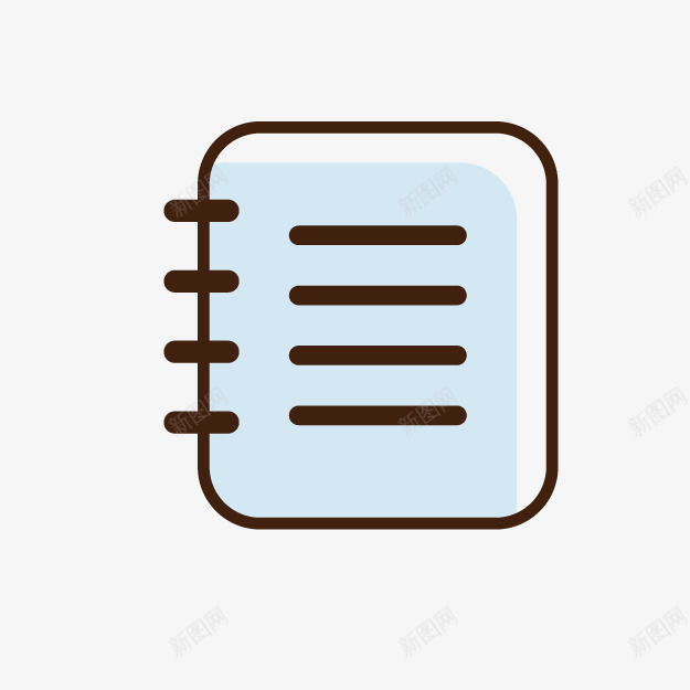 卡通笔记本png免抠素材_新图网 https://ixintu.com 免抠合上的书本 办公室用品 卡通文具 卡通笔记本 可爱文具 学习文具 手绘笔记本 文具 笔记本 翻页笔记本
