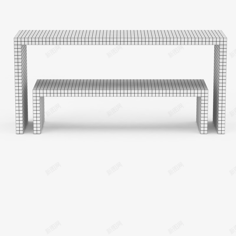 白色方格组合会议桌子png免抠素材_新图网 https://ixintu.com 会议木制桌子 会议桌 会议桌子 木头 桌子 白色方格组合会议桌子