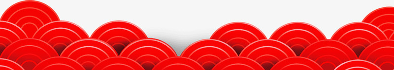 红色底部祥云新年春节png免抠素材_新图网 https://ixintu.com 新年 春节 祥云 红色底部