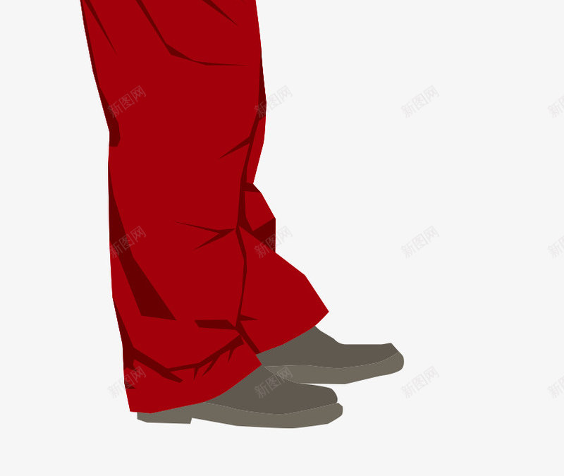 弯腰的工人png免抠素材_新图网 https://ixintu.com 上班族 佝偻 工人 建筑工人 红色 装修人 装修工人