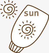 卡通手绘阳光夏日防晒霜图标png_新图网 https://ixintu.com 卡通 夏日 英文防晒霜 防晒霜 阳光