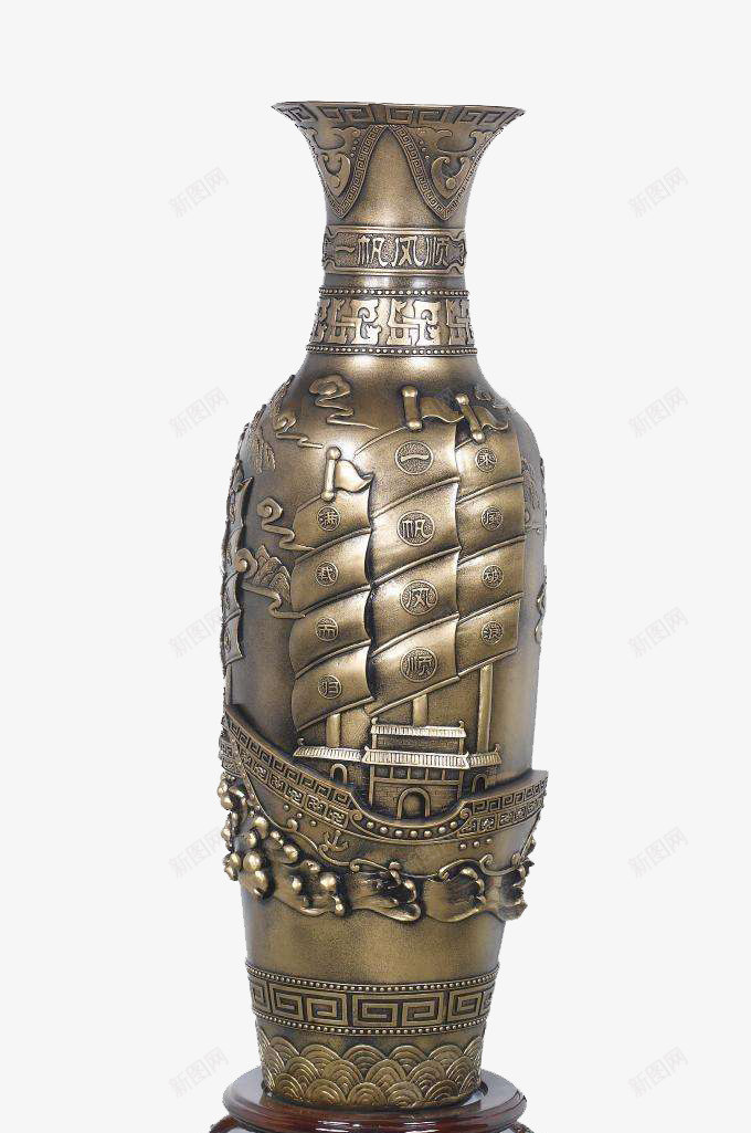 古代花瓶png免抠素材_新图网 https://ixintu.com 古代 古代艺术品 工艺品 用具 线条云纹 装饰