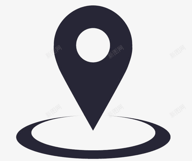 地址标志元素图标png_新图网 https://ixintu.com 位置 地址 标志 黑色