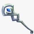 灰色游戏钻石武器png免抠素材_新图网 https://ixintu.com 武器 游戏 灰色 钻石