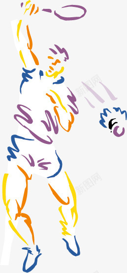 体育运动健身矢量图eps免抠素材_新图网 https://ixintu.com 人物 体育 健身 剪影 插画羽毛球 矢量图 羽毛球 运动 运动员 运动器材