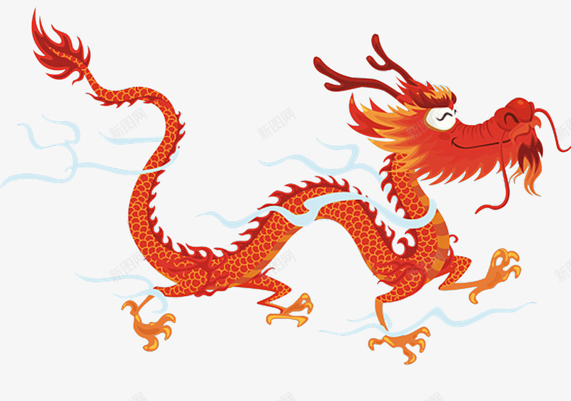中国传统节日二月二龙头节psd免抠素材_新图网 https://ixintu.com 中国传统 中国传统节日二月二龙头节 二月二 传统节日 红色神龙 红色龙 节日 龙 龙头节