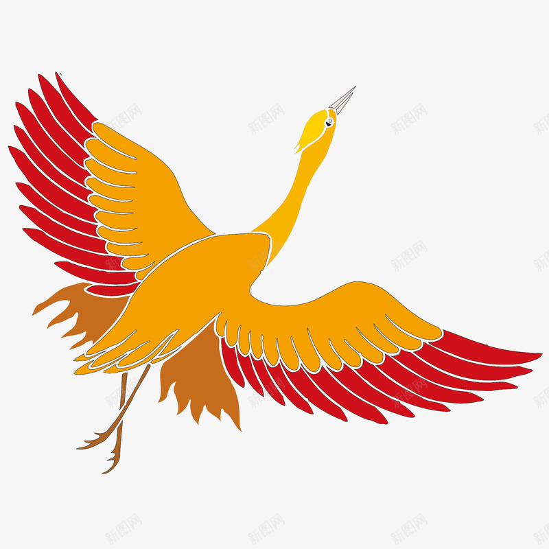 传统仙鹤png免抠素材_新图网 https://ixintu.com 中国风 仙鹤 传统 道教