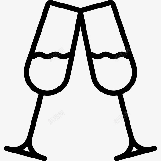 高脚杯图标png_新图网 https://ixintu.com 庆典 眼镜 聚会 酒精 酒精饮料 食品 高脚杯