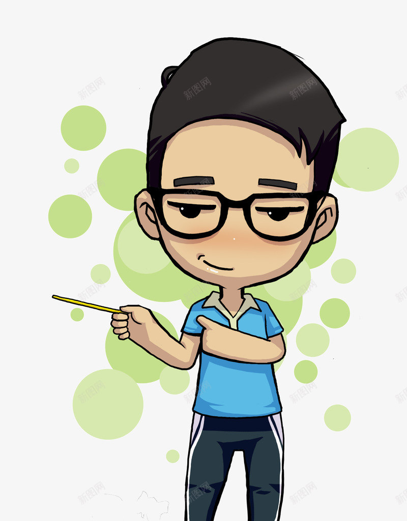 得瑟男生图png免抠素材_新图网 https://ixintu.com 卡通形象 可爱 男孩 装饰