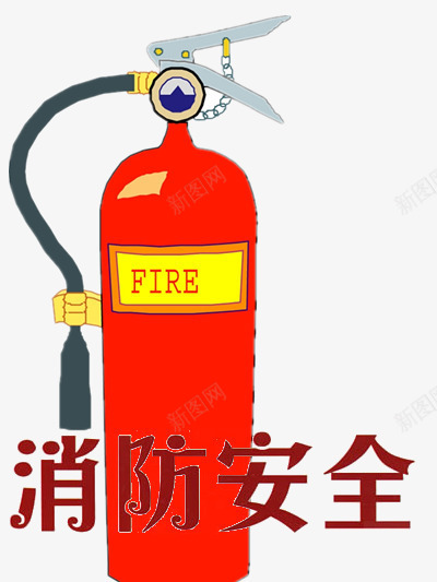 消防安全漫画png免抠素材_新图网 https://ixintu.com 危险 安全 宣传 建筑 正能量 消防 火灾 生命 红色色系