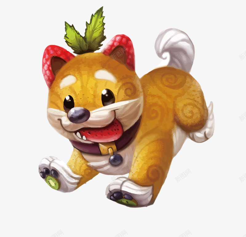 快乐奔跑的小狗矢量图eps免抠素材_新图网 https://ixintu.com 卡通 奔跑 手绘 狗PNG矢量图 狗免扣PNG图 狗矢量 矢量图