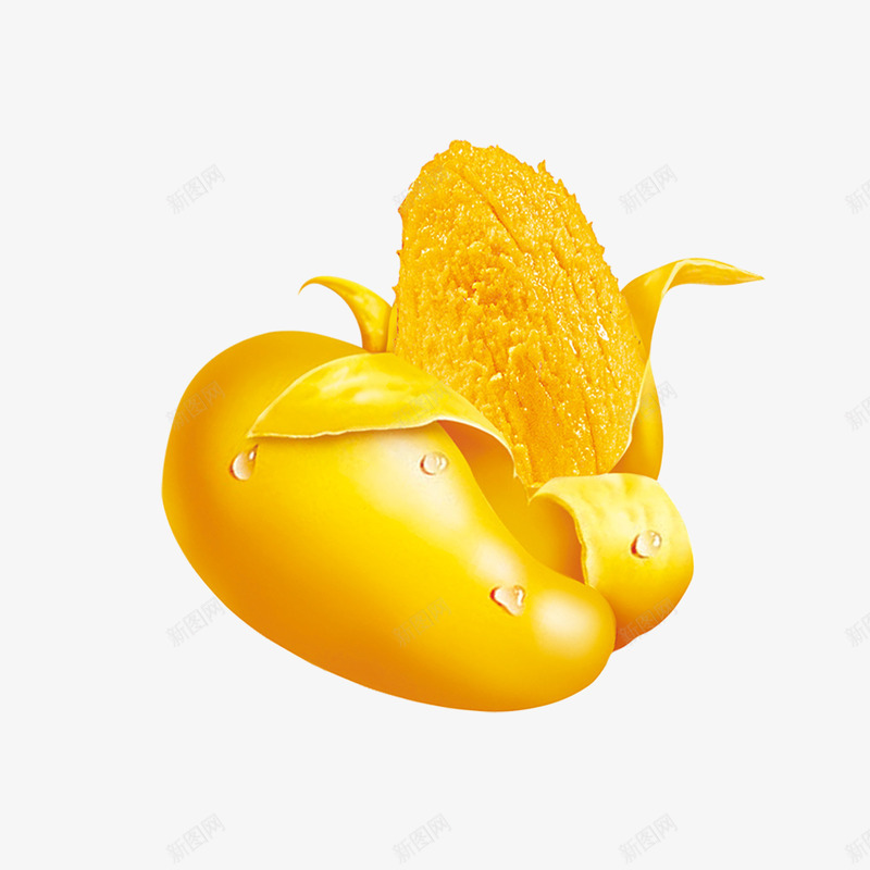 黄色芒果水果png免抠素材_新图网 https://ixintu.com 夏天 水果 水果酵素 芒果 芒果矢量图 黄色芒果