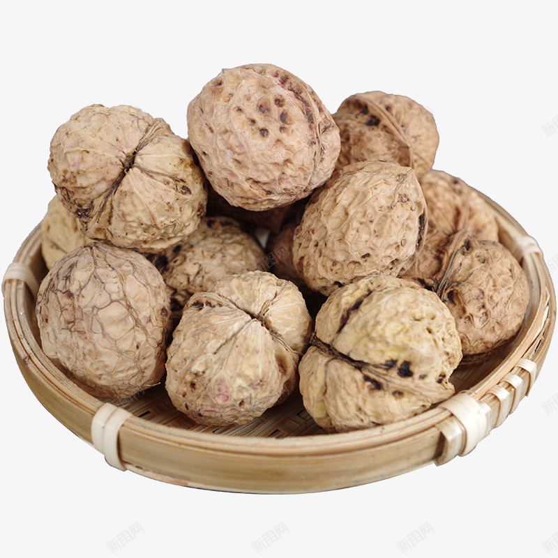 云南老树核桃png免抠素材_新图网 https://ixintu.com 山核桃 核桃 老树核桃 薄壳核桃