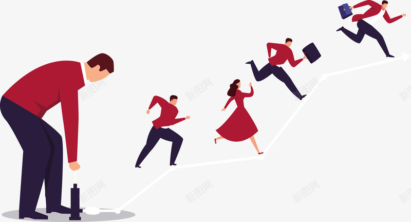 正在奔跑的商务人士矢量图eps免抠素材_新图网 https://ixintu.com 商务 商务人士 商务男子PNG 奔跑 奔跑的男子 矢量男子 矢量图