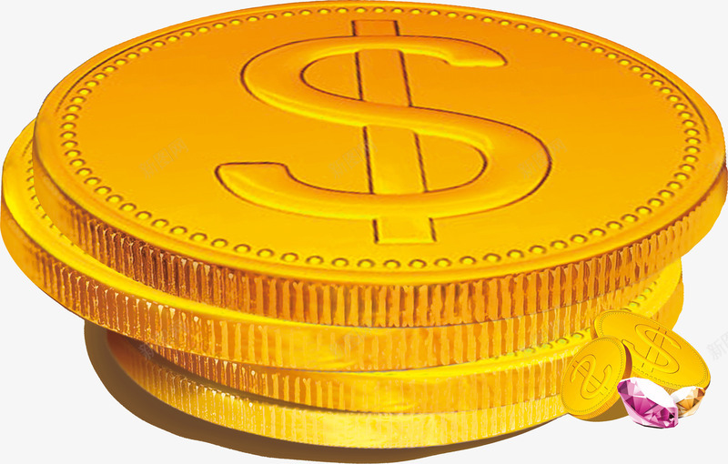 金色闪亮金币png免抠素材_新图网 https://ixintu.com 金币 金色 闪亮