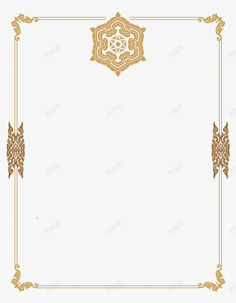 棕色欧式传统边框png免抠素材_新图网 https://ixintu.com 传统 传统花纹 古典纹理 古典花纹 棕色 欧式边框 欧风边框 高清