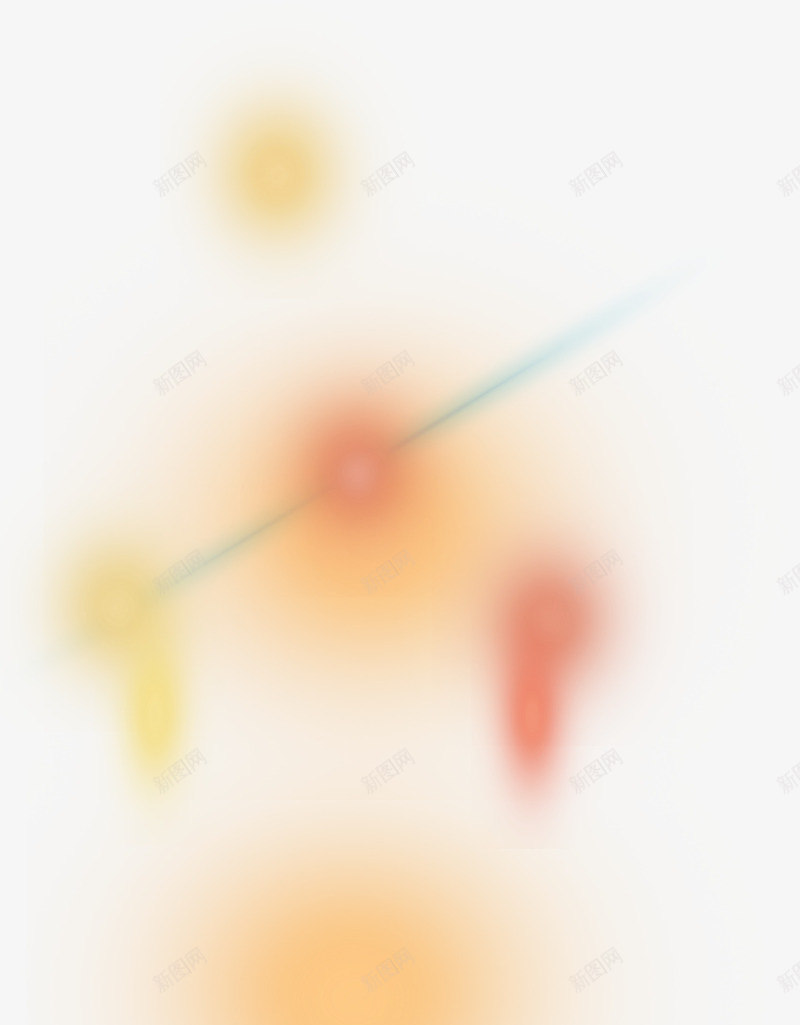 黄色红色晕光主页装修png免抠素材_新图网 https://ixintu.com 主页 红色 装修 黄色