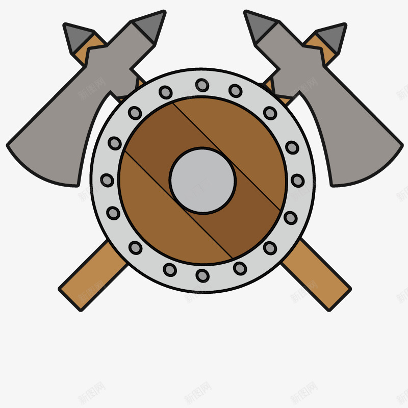 武器盾牌png免抠素材_新图网 https://ixintu.com 保护 安全 工具 战斗 斗争 防护