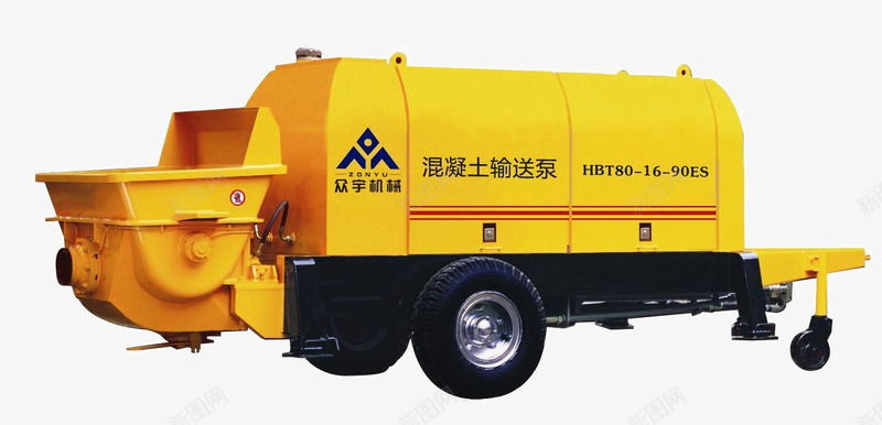 混凝土输送泵png免抠素材_新图网 https://ixintu.com 产品实物 泵 混凝土 输送泵